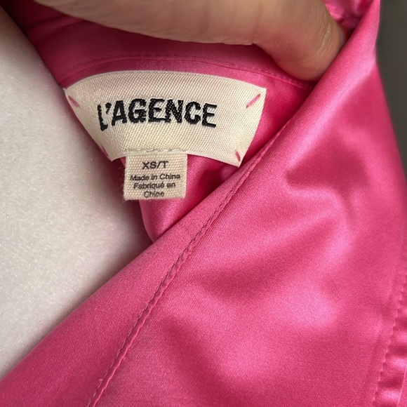 L’AGENCE Silk Blouse NWOT - Picture 9 of 9